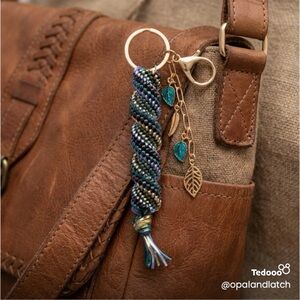 Midnight Forrest Keychain